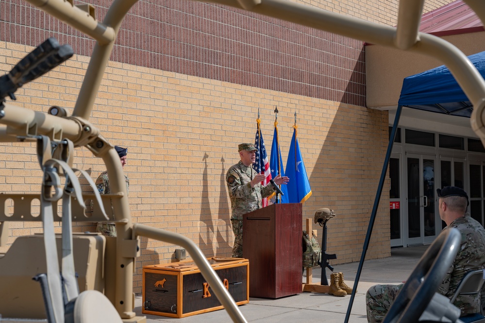 Police Week opening ceremony at Barksdale AFB