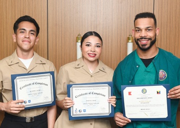 Navy Medicine Readiness and Training Command Camp Lejeune holds graduation ceremony for Surgical Technician program students