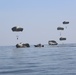 Army paratroopers conduct water jump into Lake Okeechobee