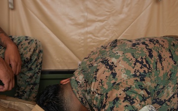 11th MEU Marines participate in Combat Lifesaver Course