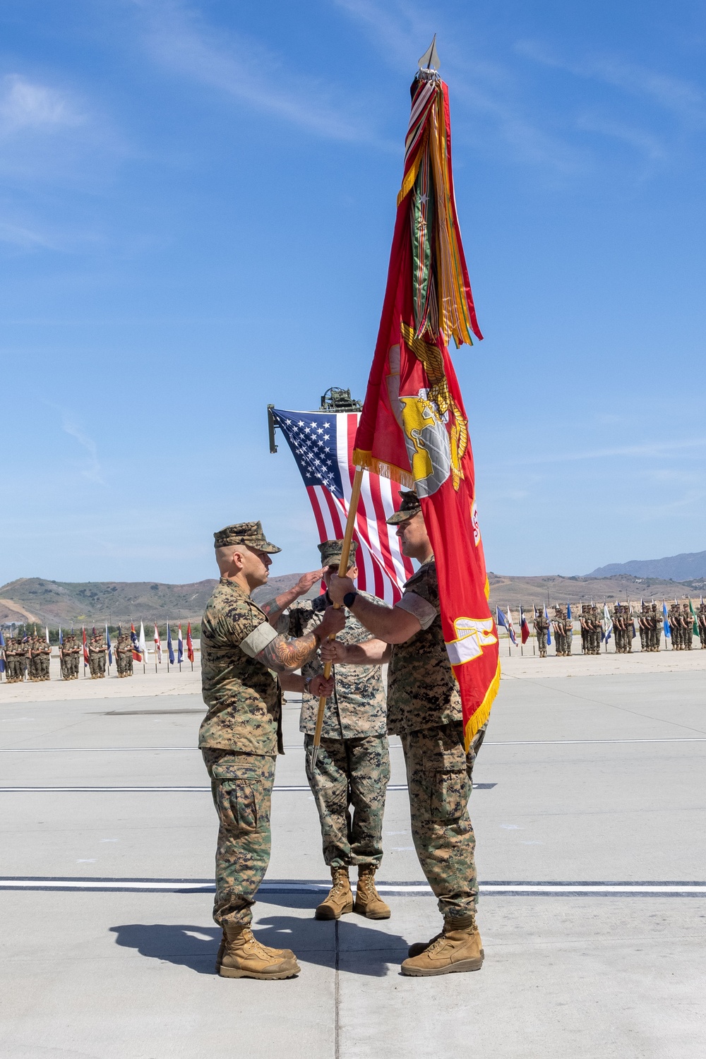 HMLA-367 Change of Command