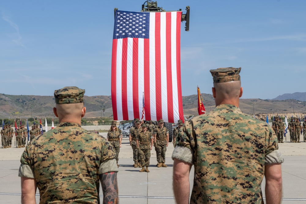 HMLA-367 Change of Command