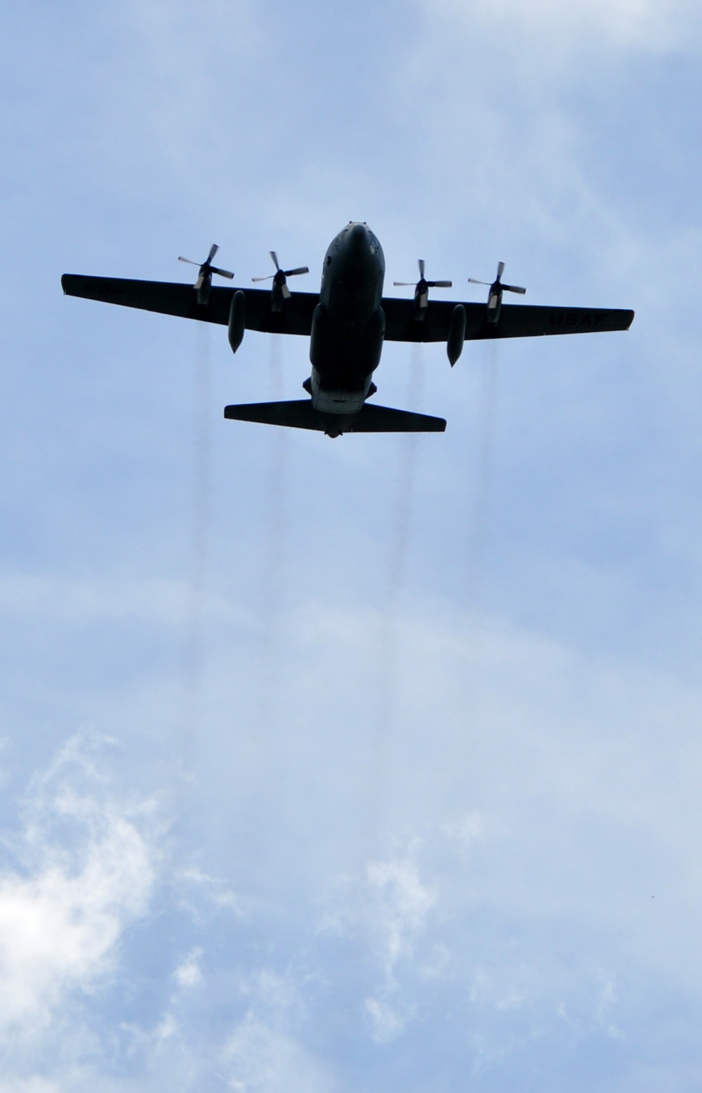 Sound of freedom - 910th C-130 flyover above 13 Northern Ohio Memorial Day events