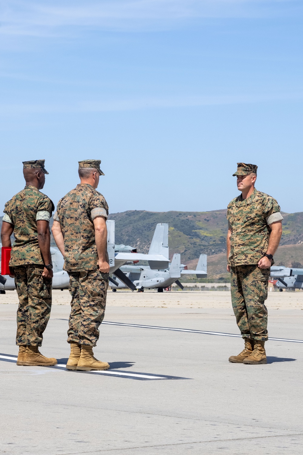 HMLA-367 Change of Command