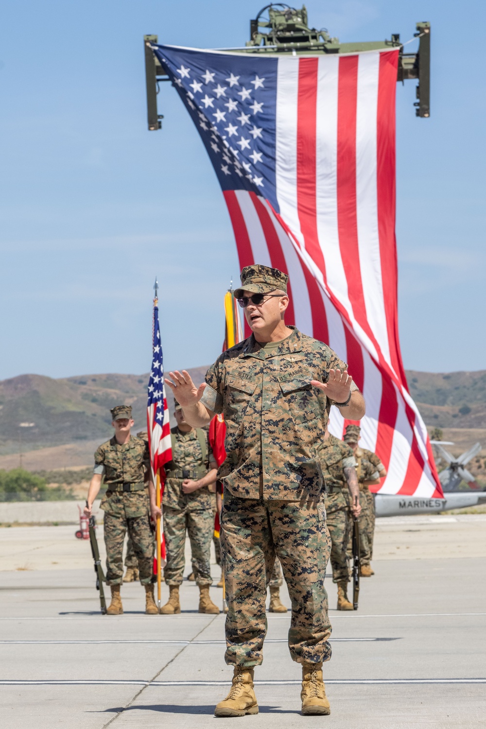 HMLA-367 Change of Command