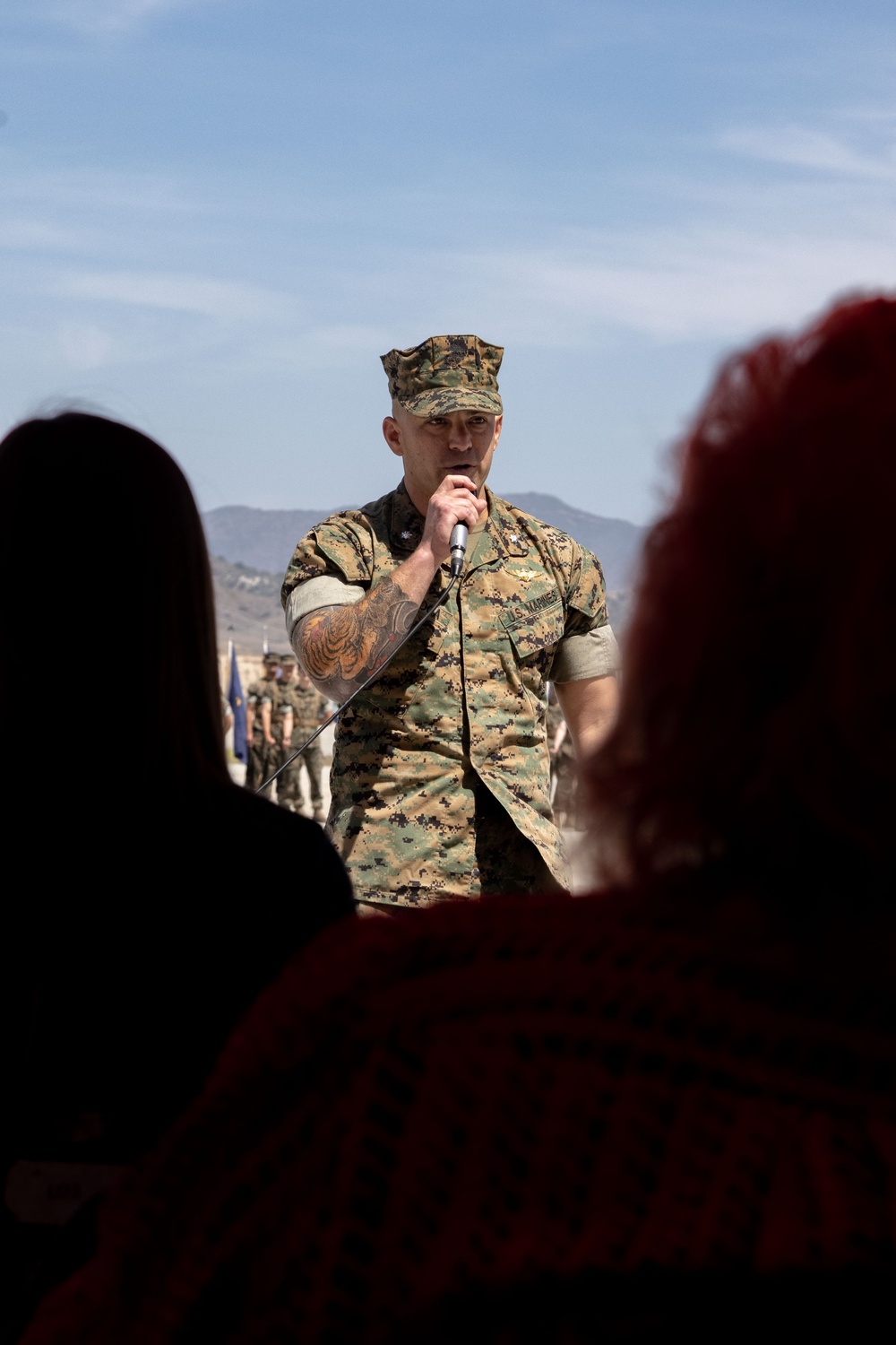 HMLA-367 Change of Command