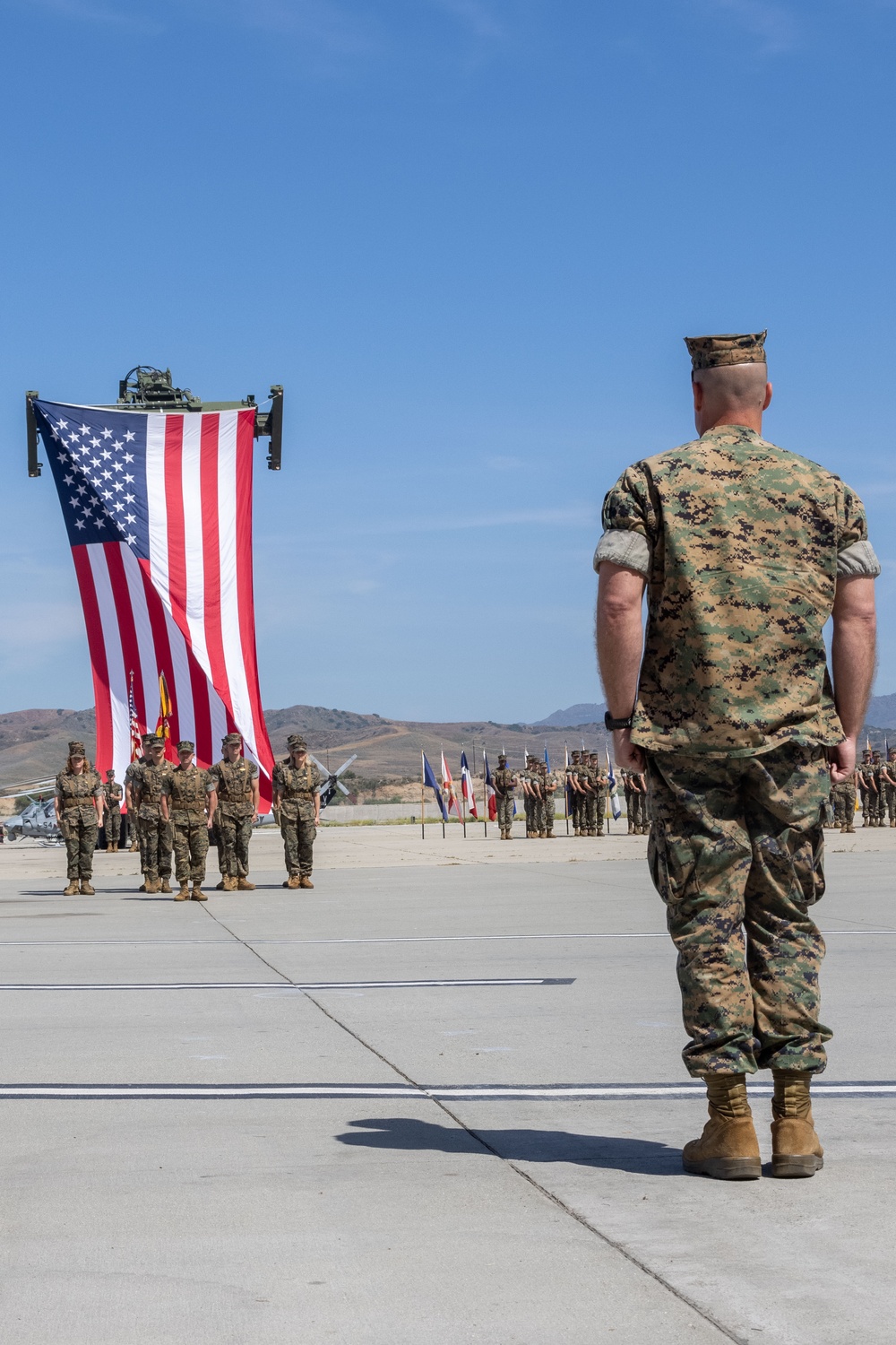 HMLA-367 Change of Command