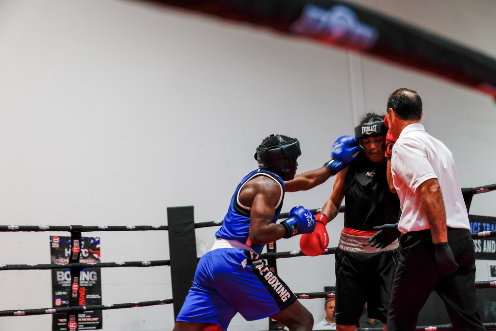 The Marine Corps Boxing Team Participates in Rising Star Amateur Boxing Event