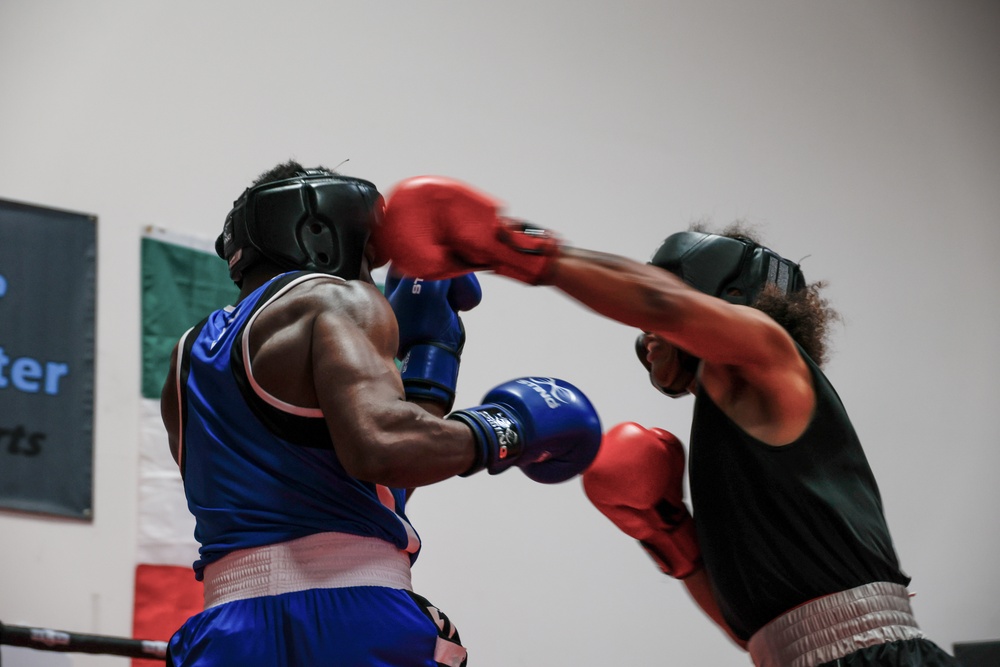 The Marine Corps Boxing Team Participates in Rising Star Amateur Boxing Event