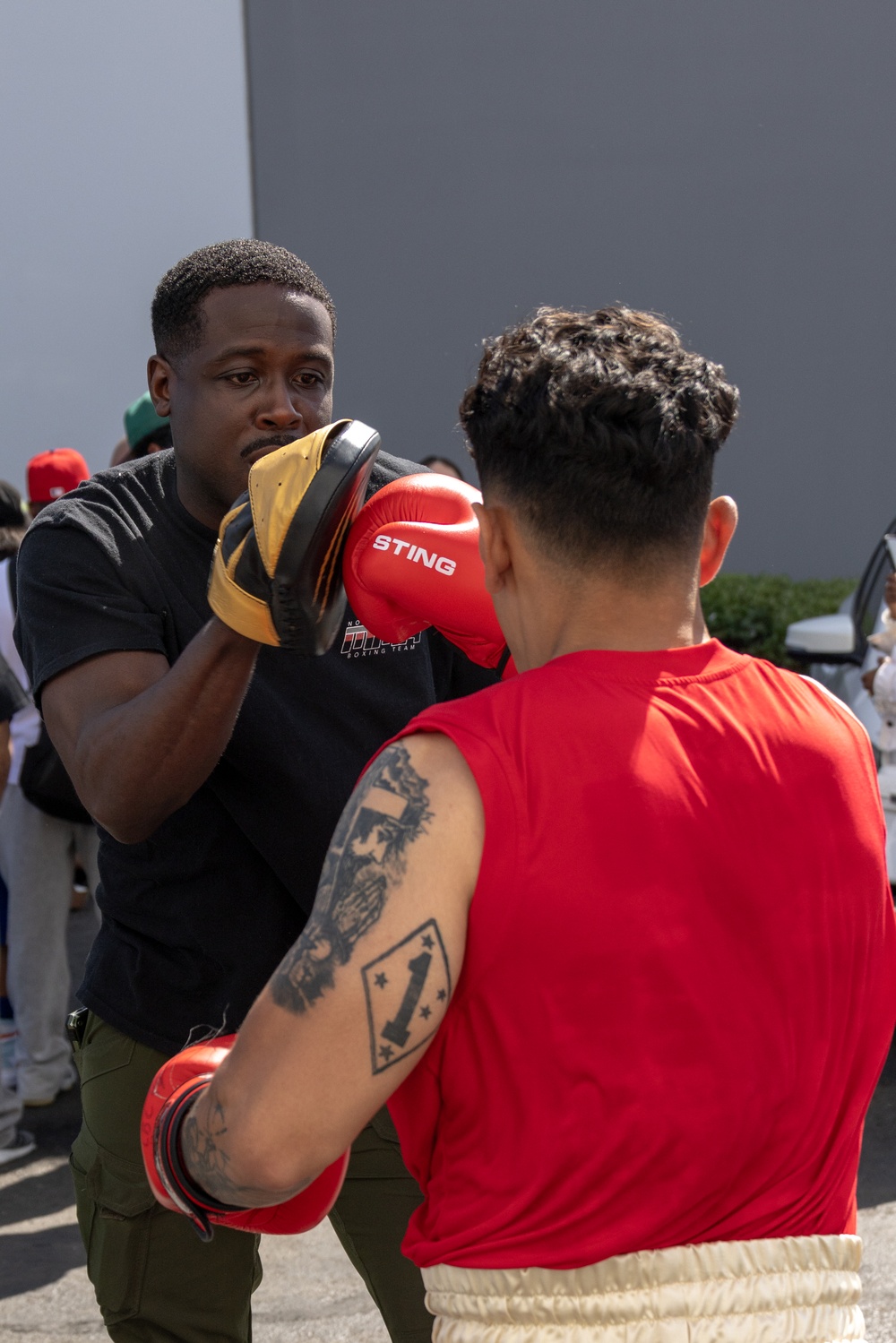 The Marine Corps Boxing Team Participates in Rising Star Amateur Boxing Event