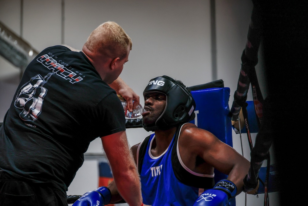 The Marine Corps Boxing Team Participates in Rising Star Amateur Boxing Event