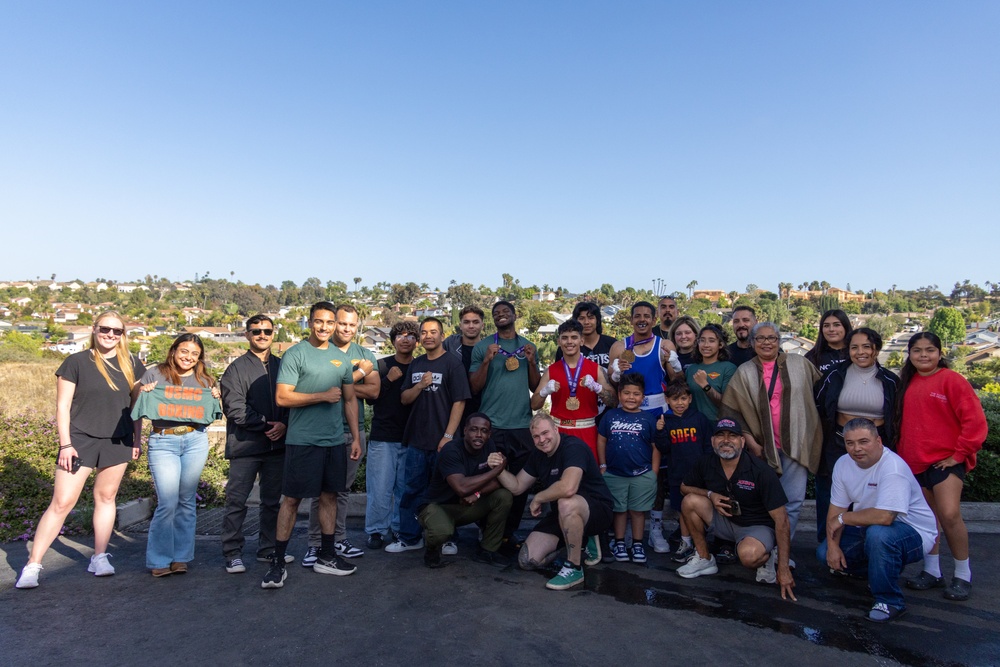 The Marine Corps Boxing Team Participates in Rising Star Amateur Boxing Event