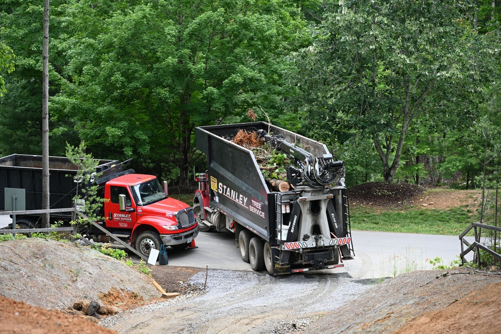Crews support the Personal Property Debris Removal (PPDR) mission after Hurricane Helene