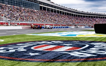 The 82nd Combat Aviation Brigade conducted a flyover and skills demonstration at the 2025 Coca-Cola 600 race
