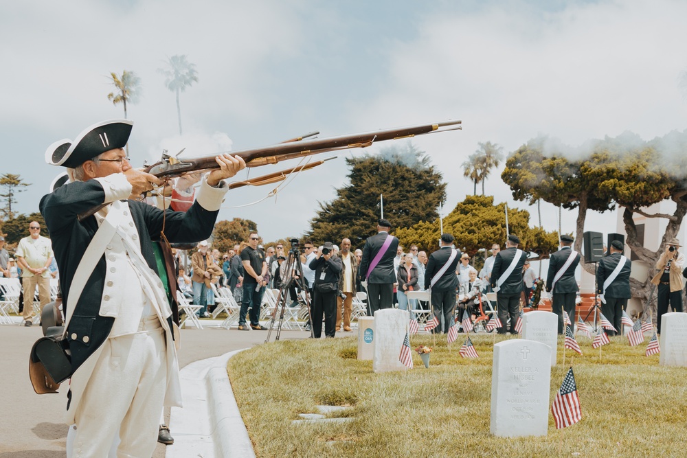 Fort Rosecrans Memorial Ceremony