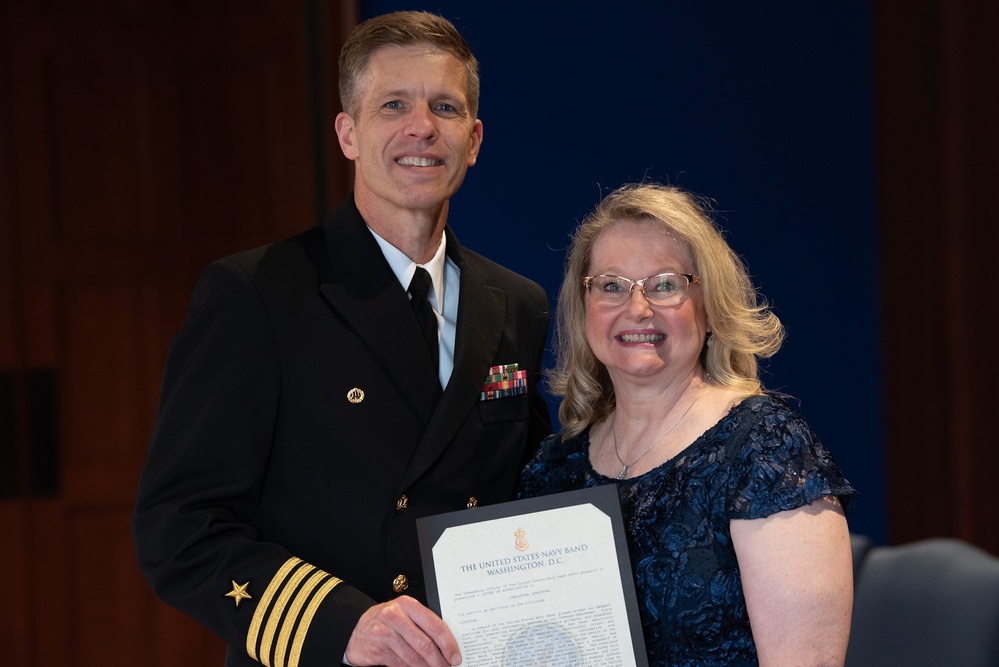 U.S. Navy Band hosts retirement ceremony for Command Masterchief James Armstrong