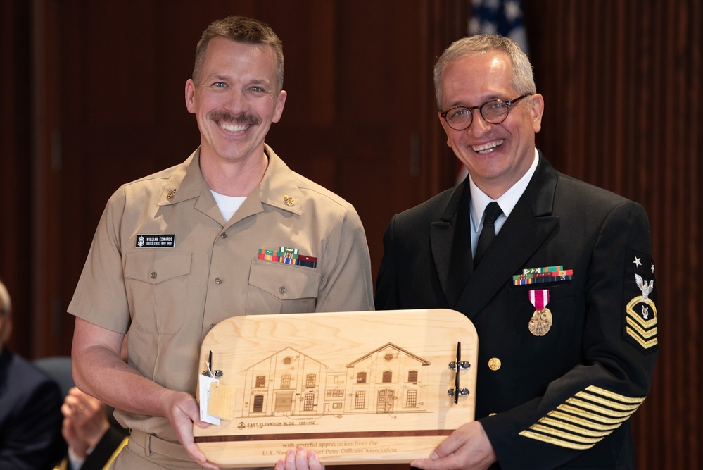 U.S. Navy Band hosts retirement ceremony for Command Masterchief James Armstrong