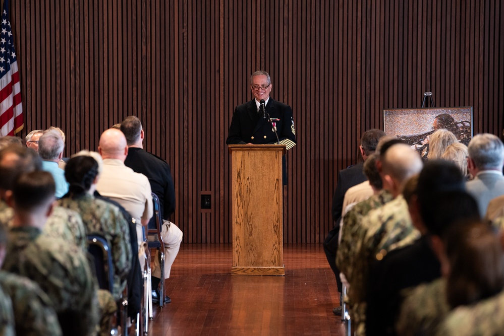 U.S. Navy Band hosts retirement ceremony for Command Masterchief James Armstrong