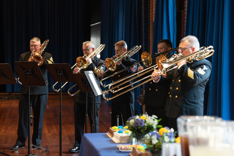 U.S. Navy Band hosts retirement ceremony for Command Masterchief James Armstrong