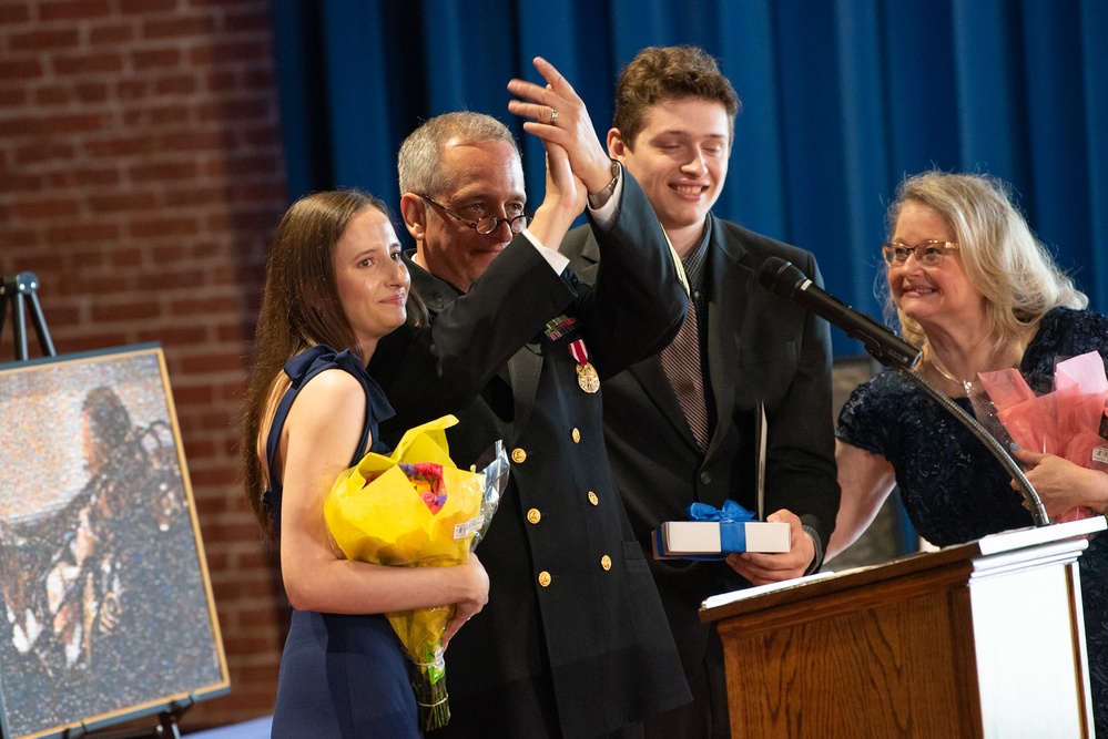 U.S. Navy Band hosts retirement ceremony for Command Masterchief James Armstrong