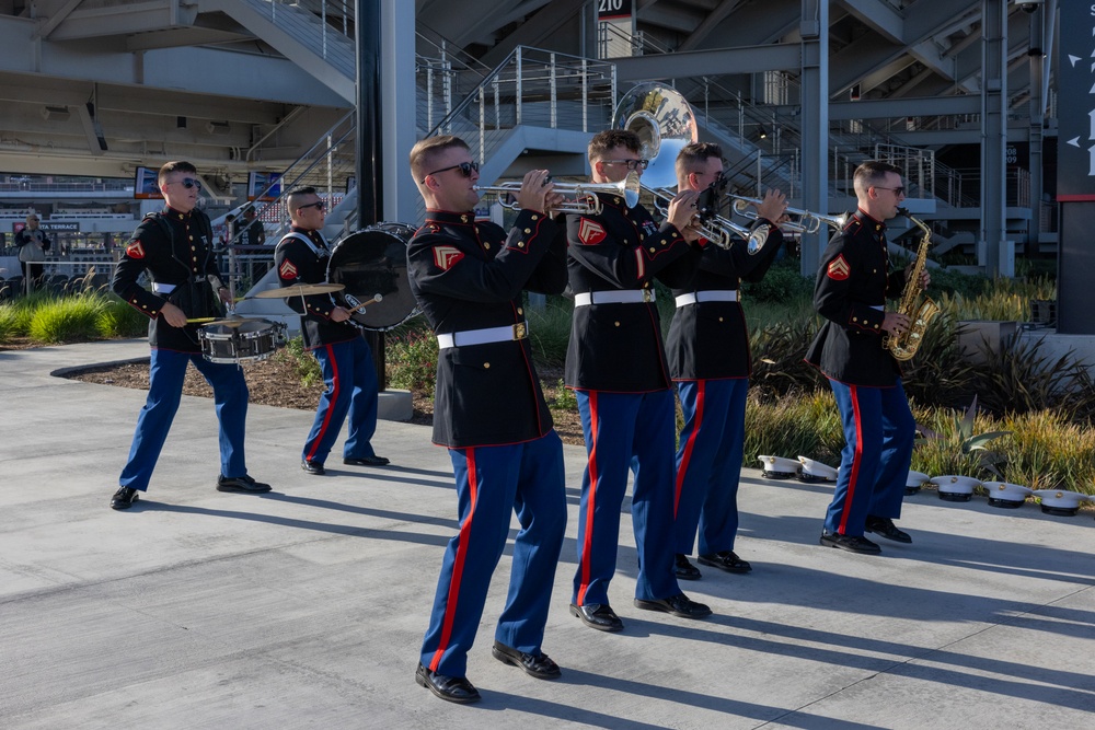 Marine Band San Diego at the San Diego Wave