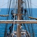 USCGC Eagle crew teaches cadets how to climb masts