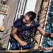 USCGC Eagle crew teaches cadets how to climb masts