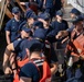 USCGC Eagle crew teaches cadets how to climb masts