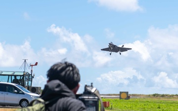 First Time Ever U.S. Navy F-35Cs Operate at Iwo To