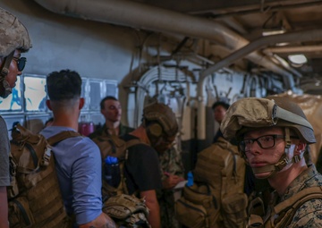 IWO ARG - 22nd MEU Exercises Ability to Conduct Non-combatant Evacuation Operations during ARGMEUEX