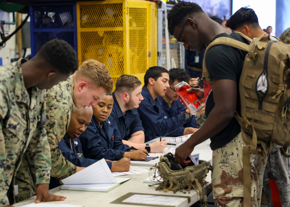 IWO ARG - 22nd MEU Exercises Ability to Conduct Non-combatant Evacuation Operations during ARGMEUEX