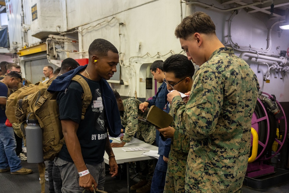 IWO ARG - 22nd MEU Exercises Ability to Conduct Non-combatant Evacuation Operations during ARGMEUEX
