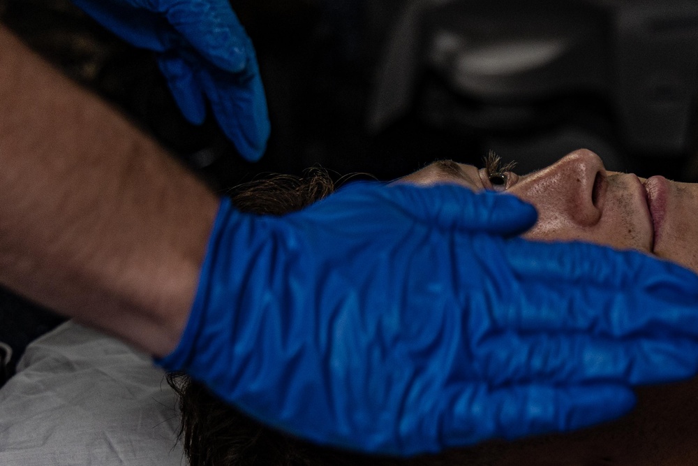 22nd MEU | Simulated Casualty Reception aboard USS Iwo Jima