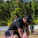 Camp Blaz Marines assist with flag placement for Memorial Day
