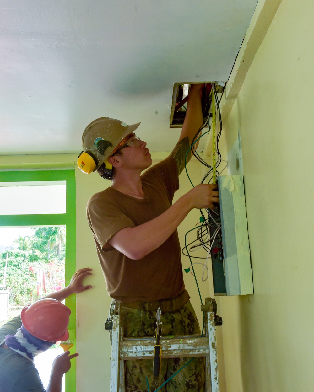 NMCB 3 Builds New School During Balikatan 2025