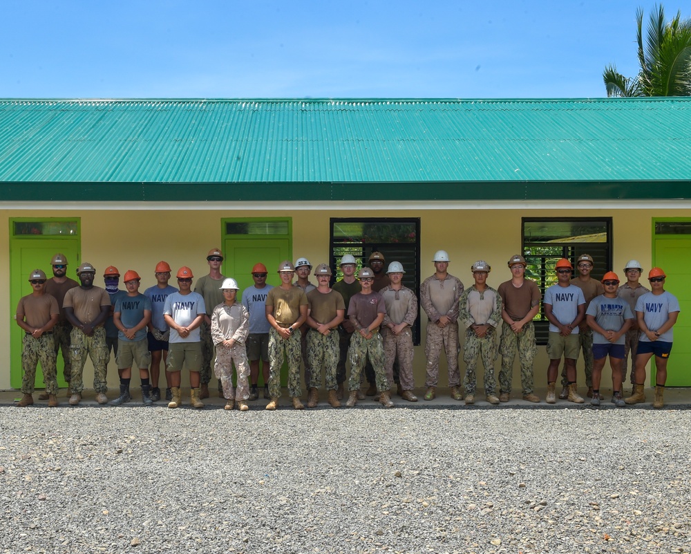 NMCB 3 Builds New School During Balikatan 2025