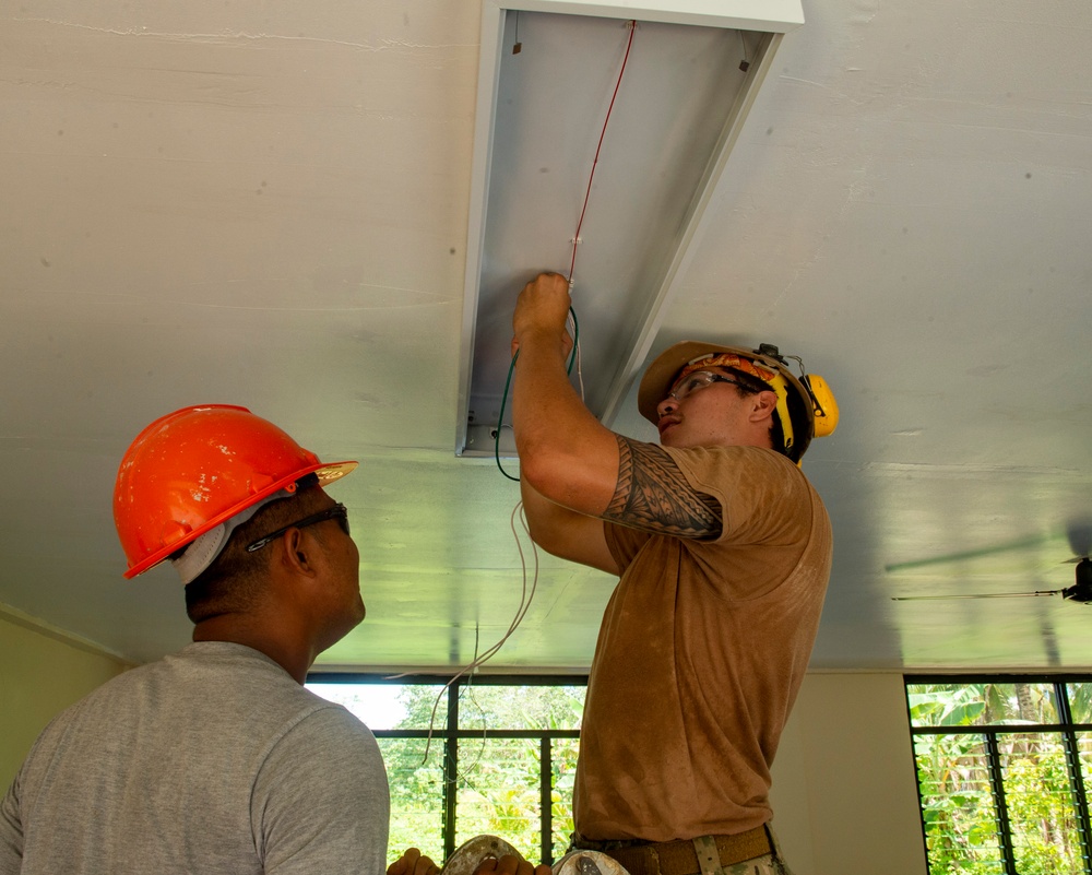 NMCB 3 Builds New School During NMCB 3