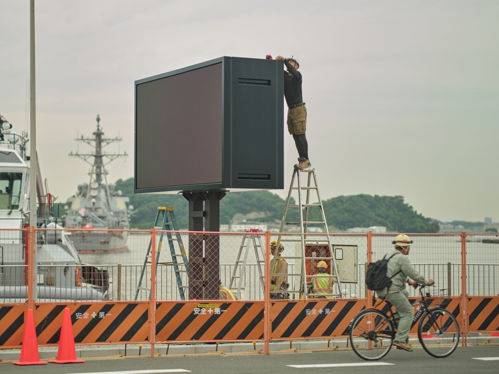 Command Information Marquee Installation