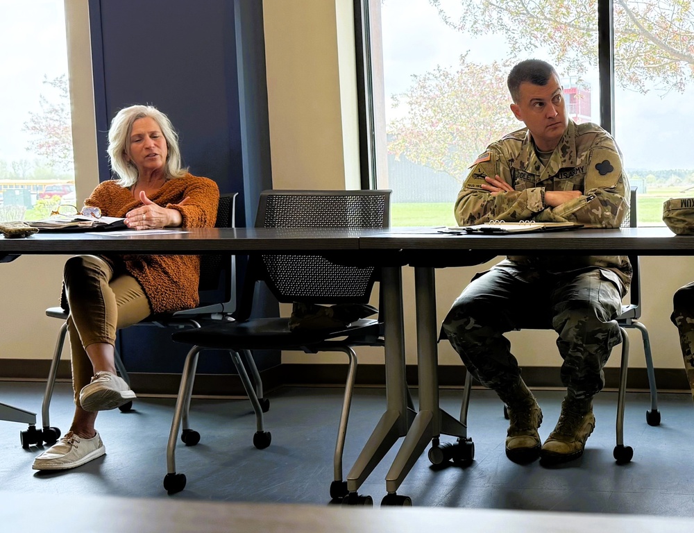 Fort McCoy team members attend May 2025 workforce collaborative meeting with area leaders