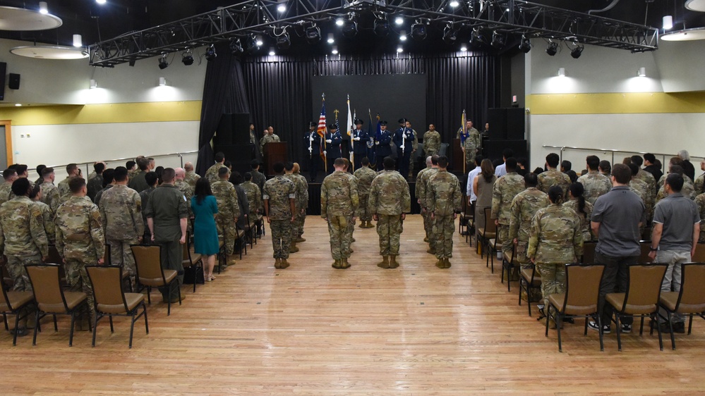 621st Air Control Squadron Change of Command