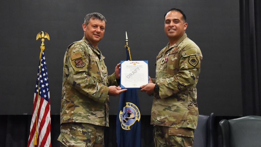 621st Air Control Squadron Change of Command