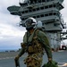 George Washington Conducts a Fueling-at-Sea and Vertical Replenishment