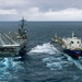 George Washington conducts fueling-at-sea and vertical replenishment