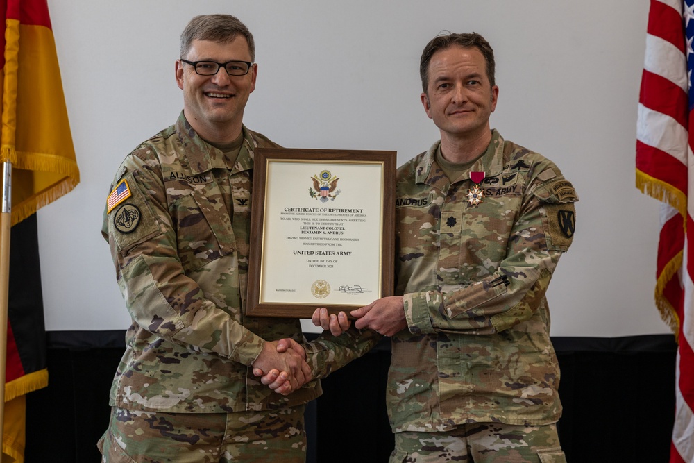 21st TSC Retirement Ceremony