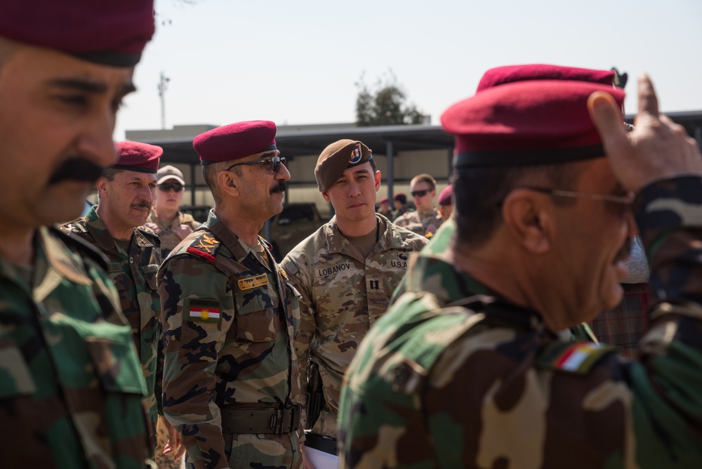 Peshmerga 1st Division Conduct Command Post Exercise