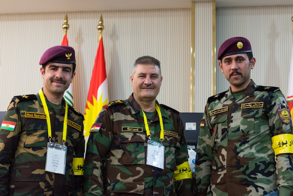 Peshmerga 1st Division Conduct Command Post Exercise