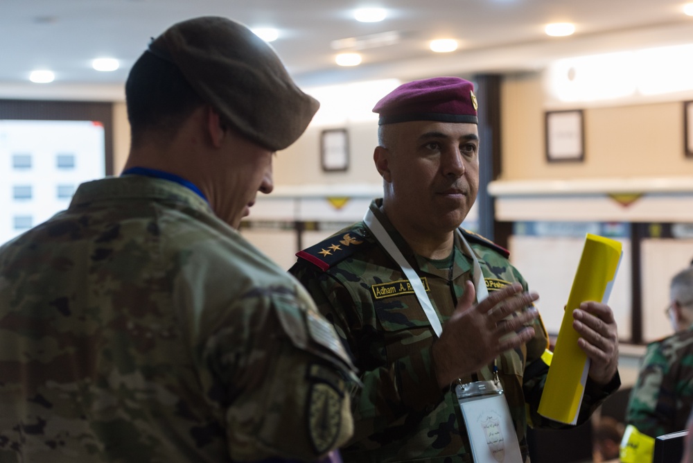 Peshmerga 1st Division Conduct Command Post Exercise