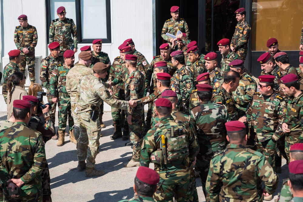 Peshmerga 1st Division Conduct Command Post Exercise