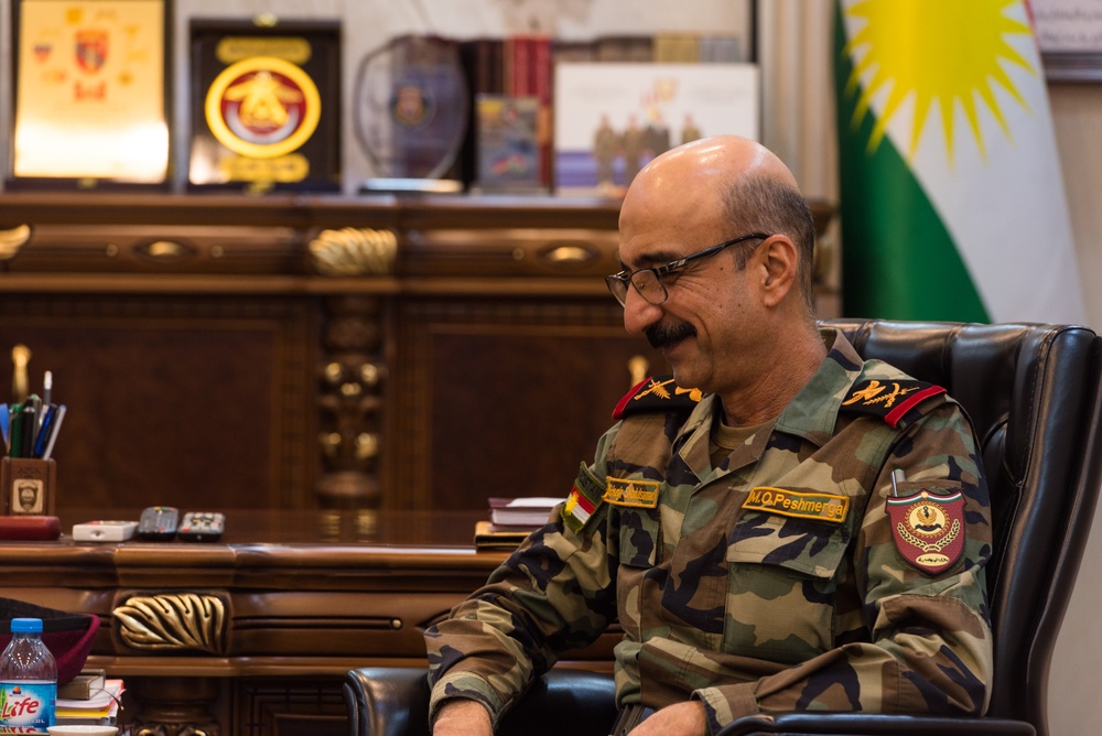 Peshmerga 1st Division Conduct Command Post Exercise