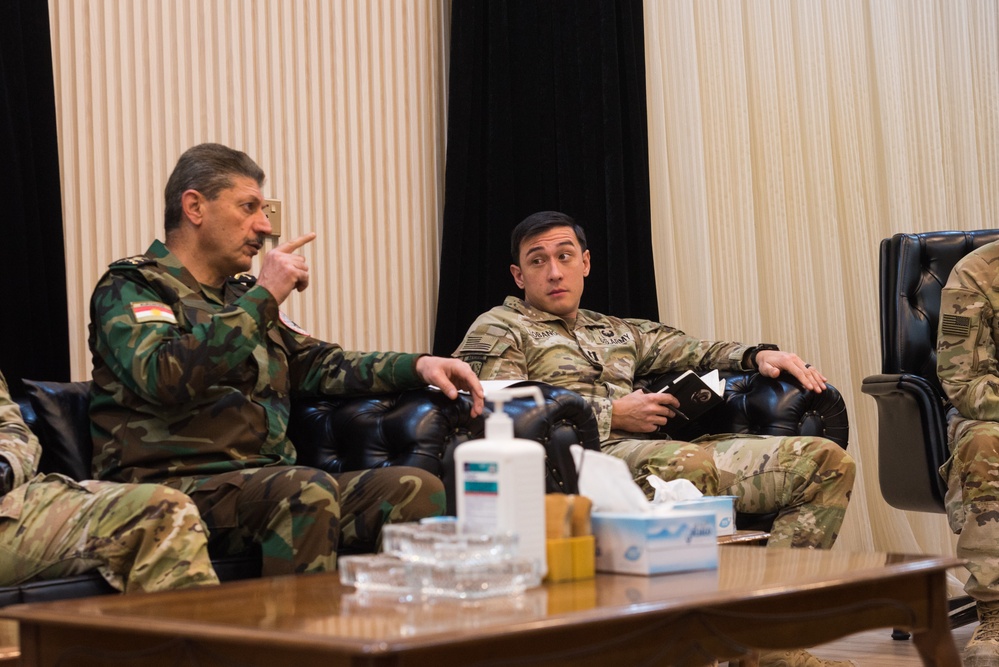 Peshmerga 1st Division Conduct Command Post Exercise